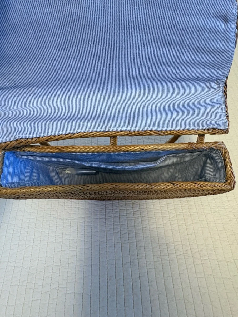 Anthropologie Woven Half-Moon Shoulder Bag - Tan - Picture 4 of 4